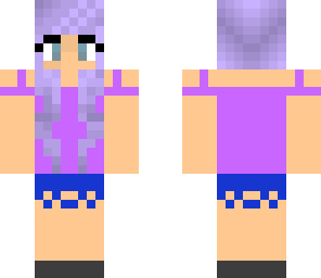 pretty purple girl