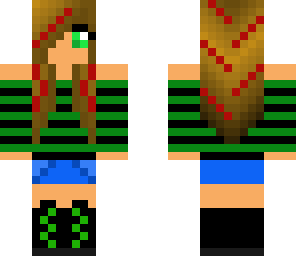 pretty brunette stripes