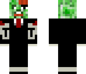 tnt creeper in a suit
