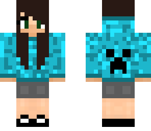 blue creeper girl