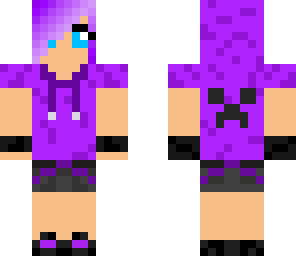 miss purple girl