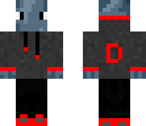 red hoodie squid