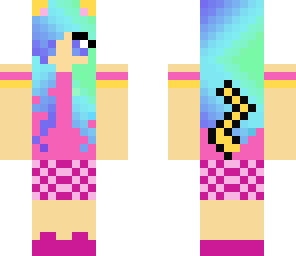 cat girl blue