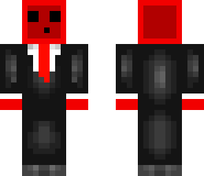 red slime in a suit