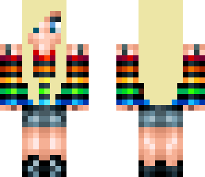 sexy rainbow babe