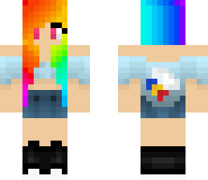 rainbow dash girl