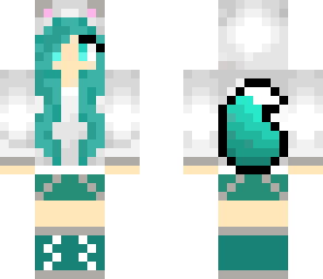 cyan wolf