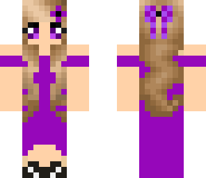 cute purple girl