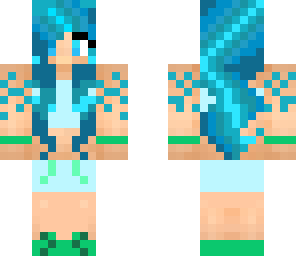 blue girl