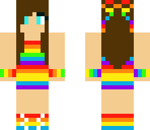 rainbow girl