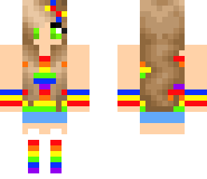 rainbow girl
