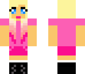 pink girl with boots