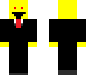 a yellow men in a suit