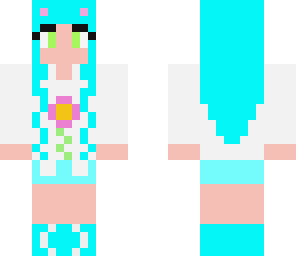 blue kitty girl