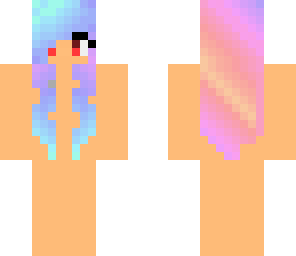 rainbow hair girl base