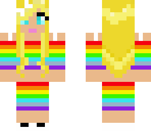 rainbow girl