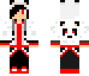 panda boy red