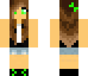 summer girl green