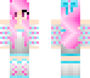 gurl with pink hair
