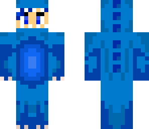 dino skin blue