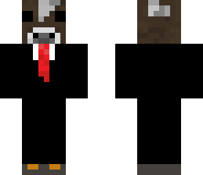 cow in a suit