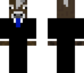 read cow in a suit