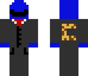 cookie monster in a tux