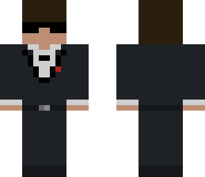 suited wolf pack in a tuxedo