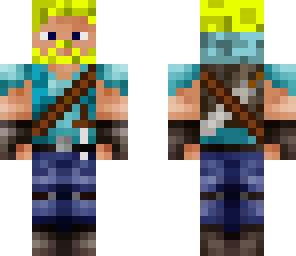 blonde hunter gamer without headphones
