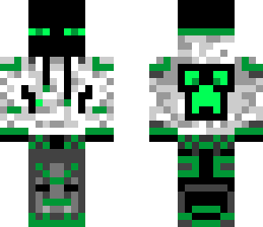 cool enderman green