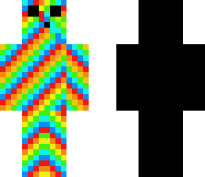 mr black with rainbow