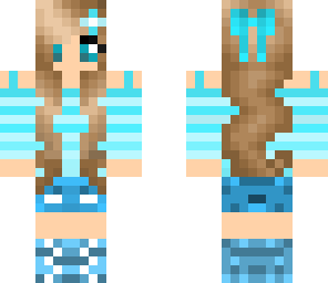 summer girl with bow