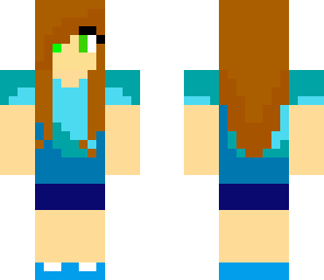 blue girl