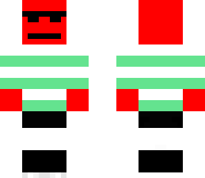 blob in green white