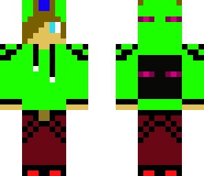 the green hoodie