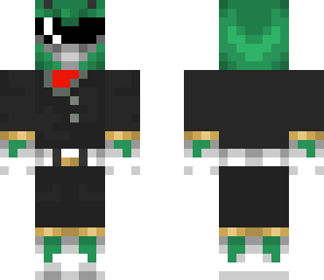 green power ranger in a suit