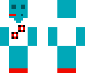 blue slime dj red white and red design