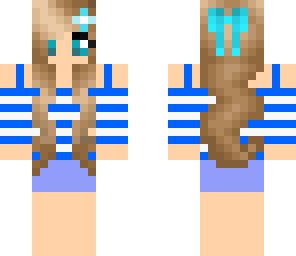 cute blue girl