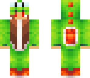 kitkatz girl in a yoshi suit