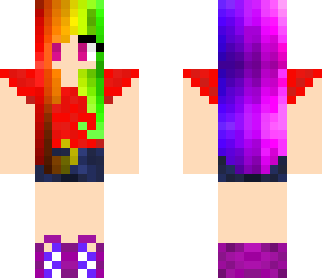 rainbow girl
