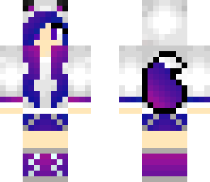 wolf girl purple eyes