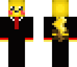 pikachu in a suit