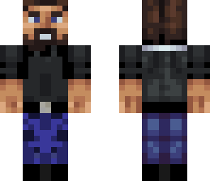beard blue jean