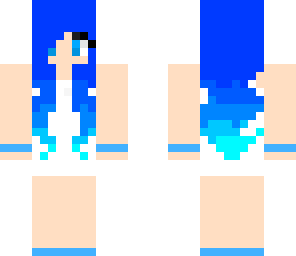 blue girl