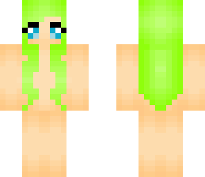 green hair