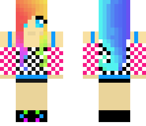 rainbow girl