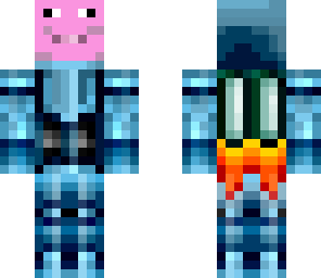 jeffery inside minecraftuniverse's suit