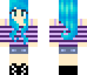 blue girl