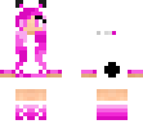 cute purple panda girl