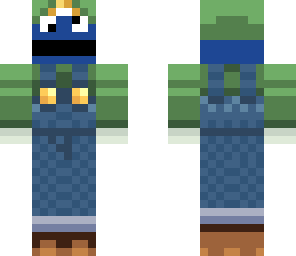 luigi cookie monster